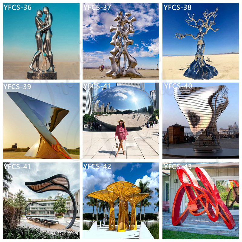 More Landmark Stainless Steel Sculptures