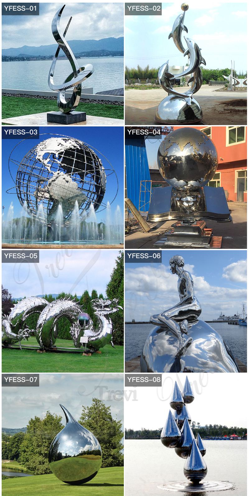 More Polished Metal Art Sculptures