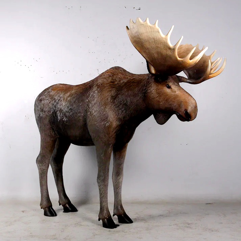 Description of Bronze Moose Sculpture