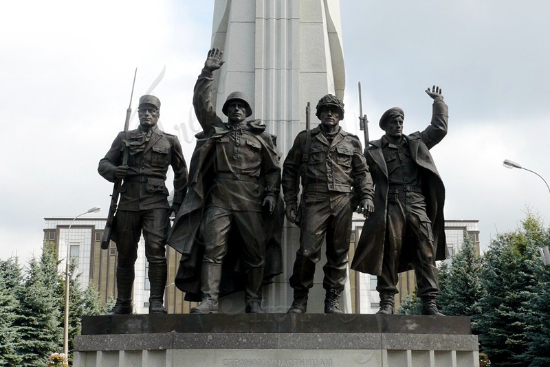 Anti-Hitler Coalition Statue