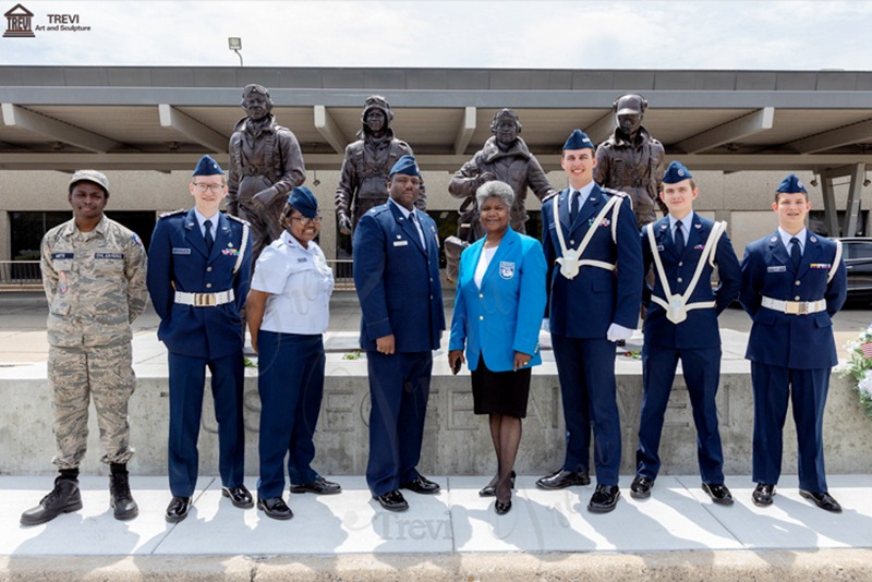 bronze airmen statues feedback 3