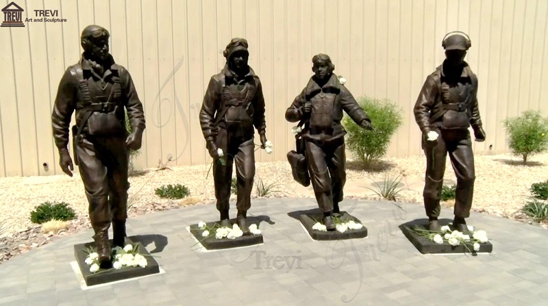 bronze airmen statues feedback