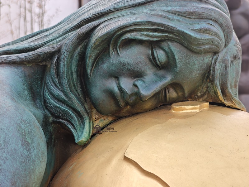mother nature statue details show