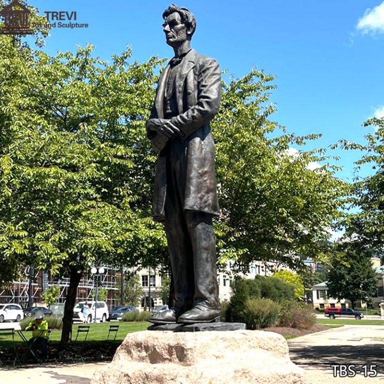 Bronze Abraham Lincoln Statue Outdoor Memorial for Sale TBS-14