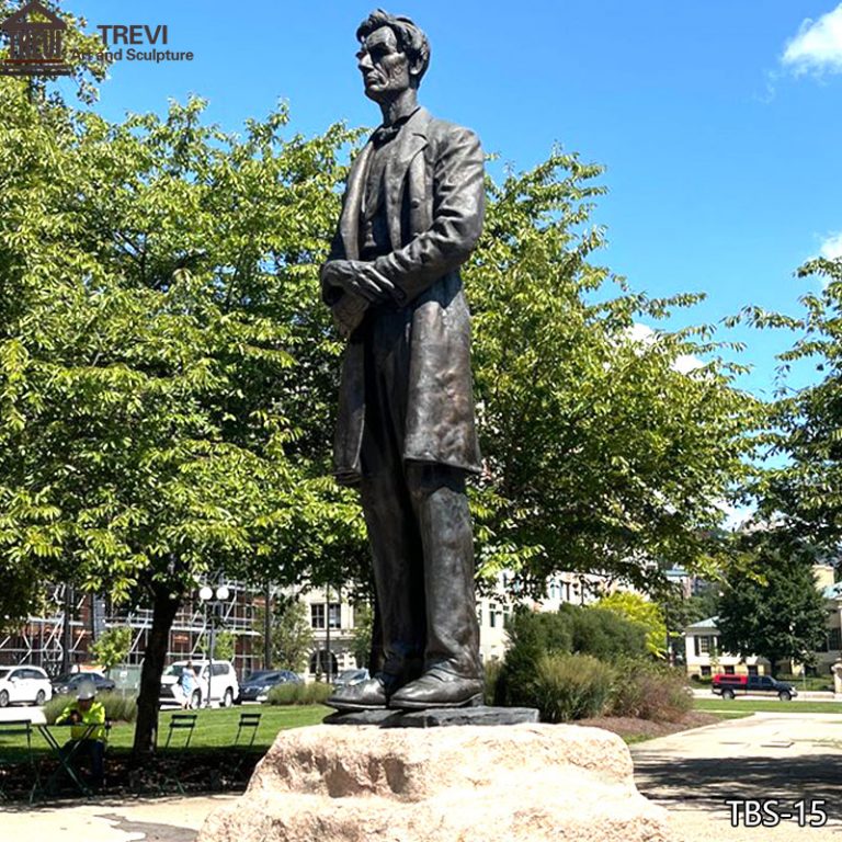 Bronze Abraham Lincoln Statue Outdoor Memorial for Sale TBS-14