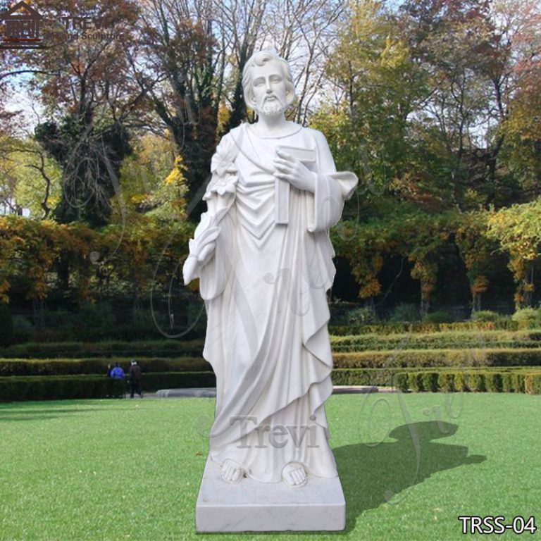 Life-Size Catholic Marble Saint Joseph Statue Outdoor for Sale TRSS-04