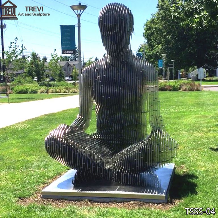 Metal Figure Quantum Sculpture