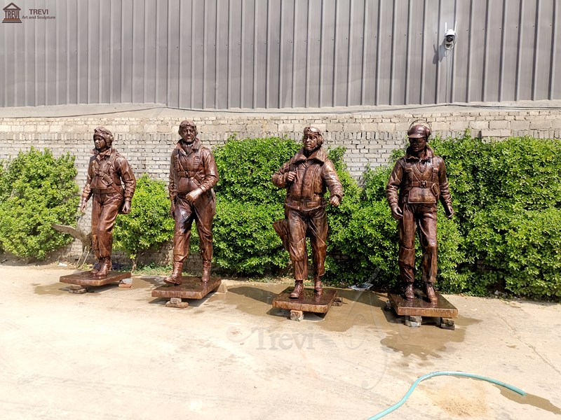Tuskegee Bronze Airmen Statue 1