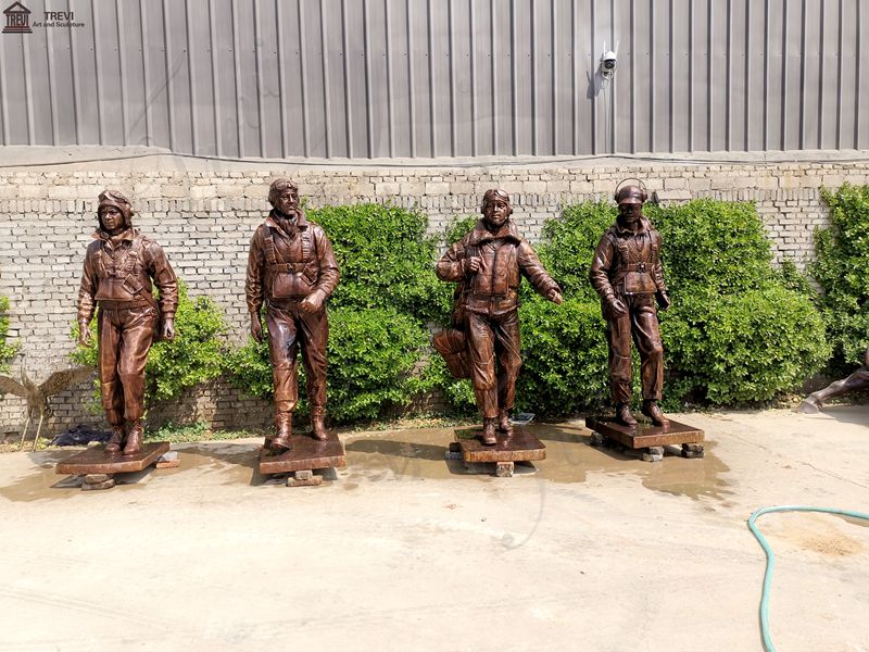 Bronze Airmen Statue for sale 6