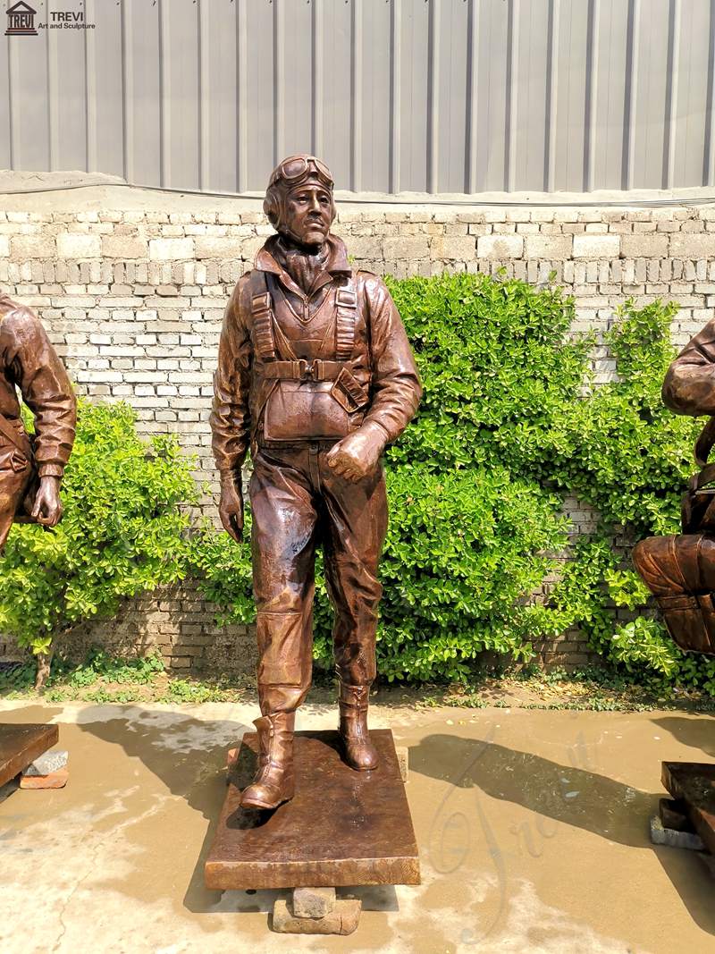 Bronze Airmen Statue for sale 5