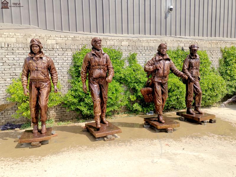 Bronze Airmen Statue for sale