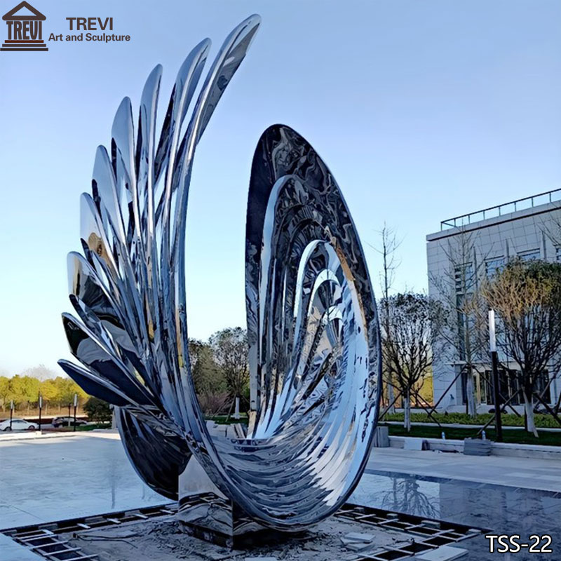 Outdoor-Stainless-Steel-Abstract-Sculpture-Manufacturers-Supply