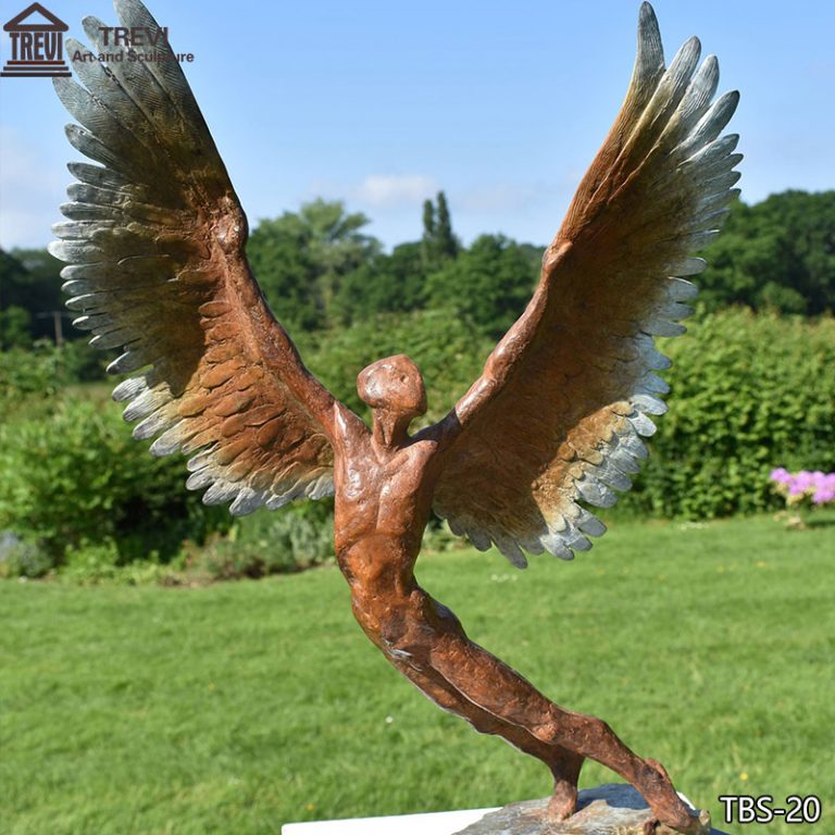 Bronze-Abstract-Angel-Statue-Garden-Decor