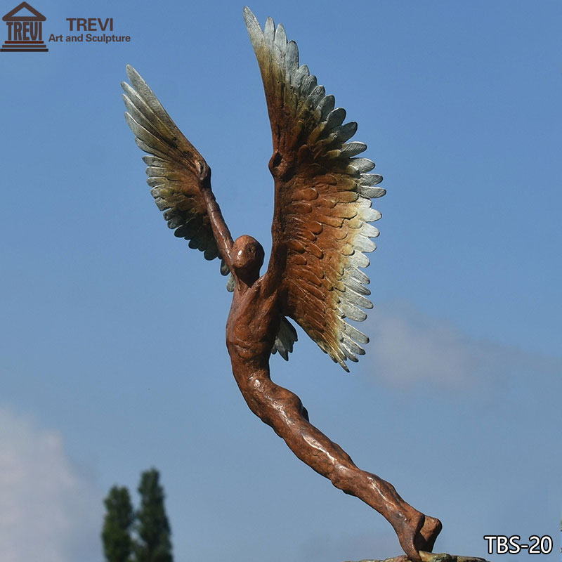 Bronze-Abstract-Angel-Statue