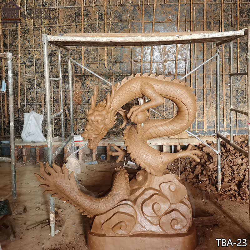 Chinese-Bronze-Dragon-Garden-Sculpture-for-Sale-clay-model