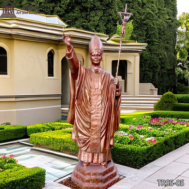 John-Paul-II-Bronze-sculpture