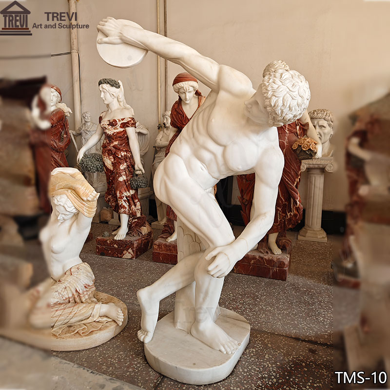 Life-Size-the-Discus-Thrower-Marble-Statue