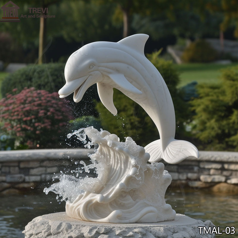 White-Marble-Dolphin-Statue-Outdoor-for-Pool-Decor