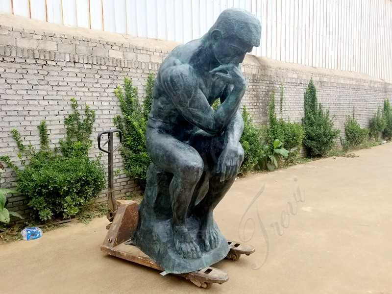 Bronze Thinker Statue trevi11
