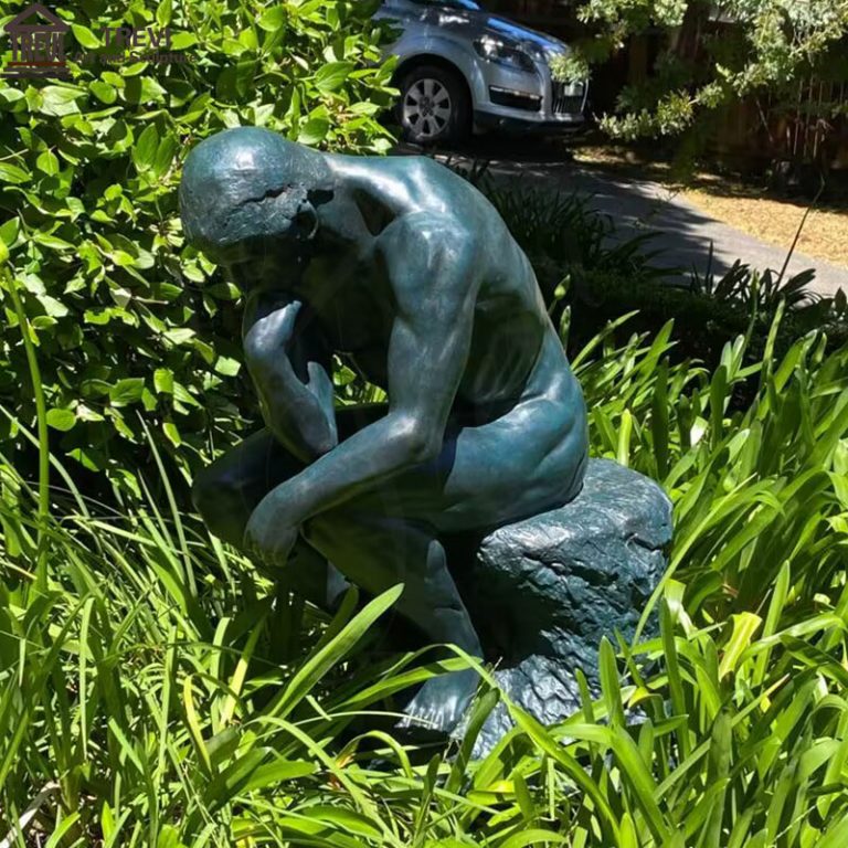Bronze Thinker Statue trevi17