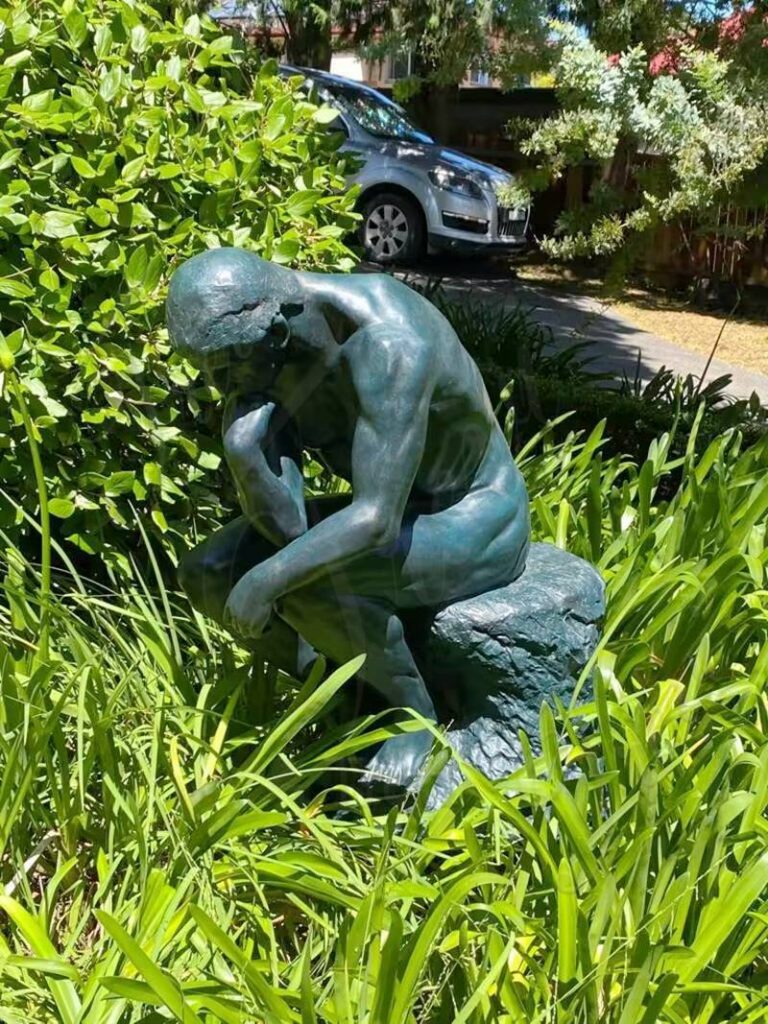 Bronze Thinker Statue trevi3