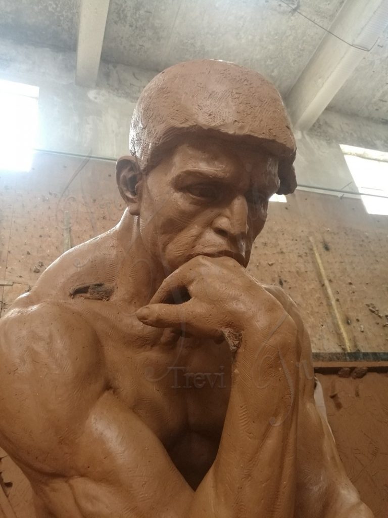 Bronze Thinker Statue trevi7