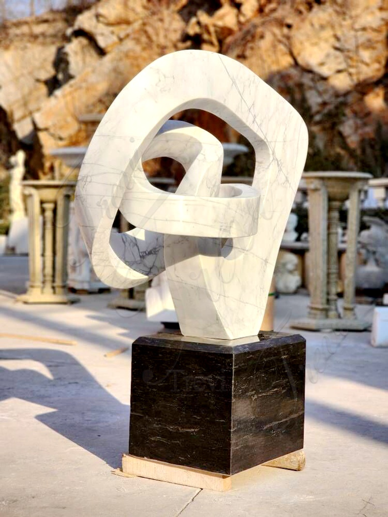 Large Marble Abstract Outdoor Sculpture for Decoration2