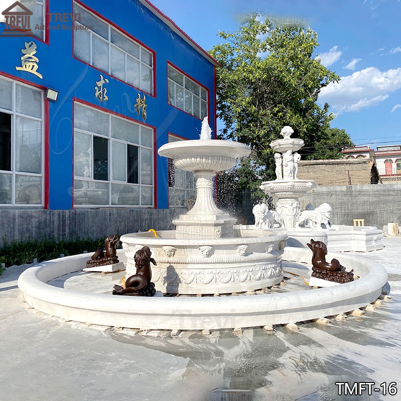 Large-Marble-Outdoor-Fountain-with-Bronze-Fish-Statue