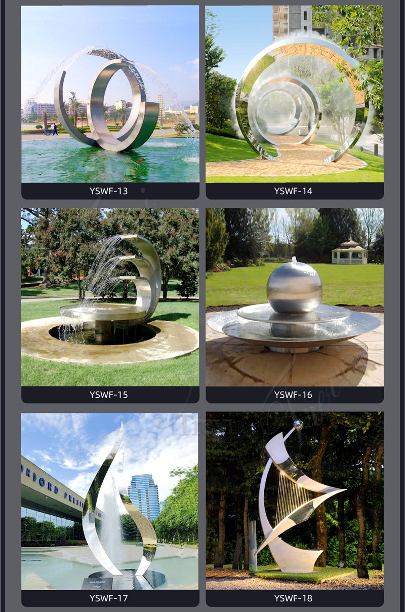 Large Modern Water Fountain1