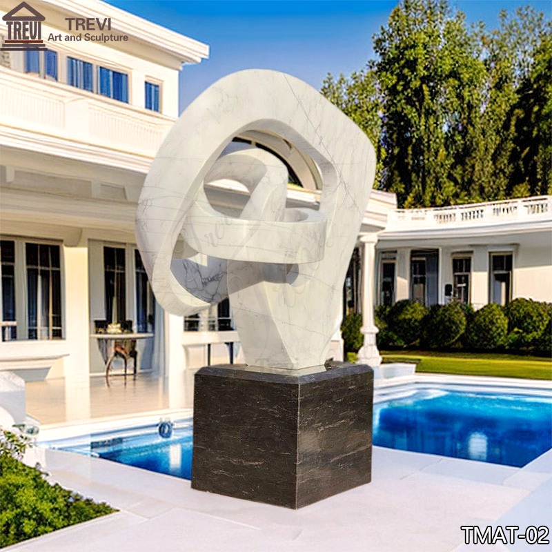 Large-White-Marble-Abstract-Sculpture-for-Decoration