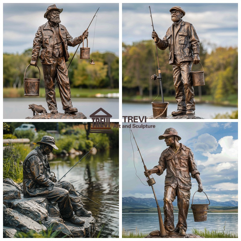 Life-Size-Outdoor-Bronze-Fisherman-Statue-Lake-Decoration-for-Sale7