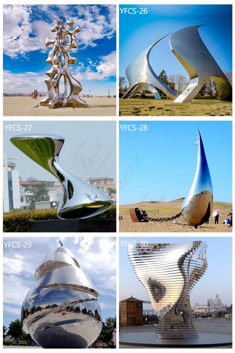 More Large Abstract Metal Sculpture 2