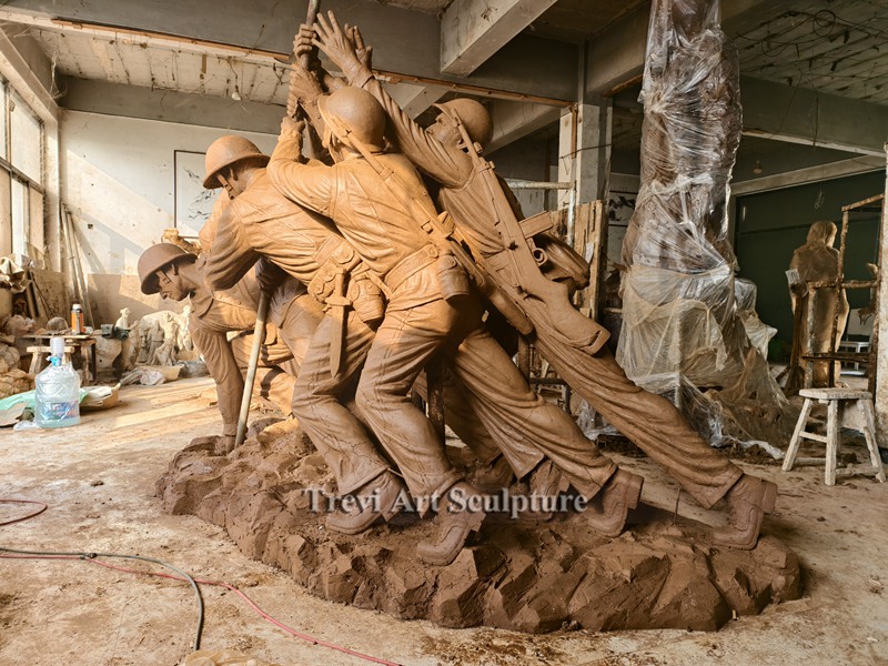 Memorial clay model