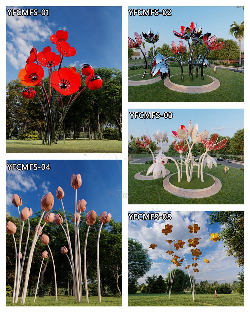 More Flower Sculptures for Your Reference