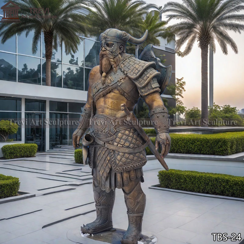 bronze Life Size Viking Statue