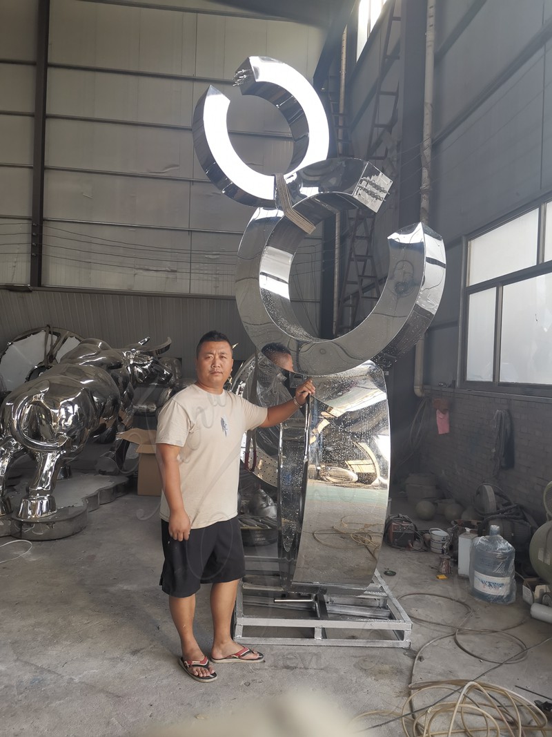 stainlessl steel large Outdoor Fountain