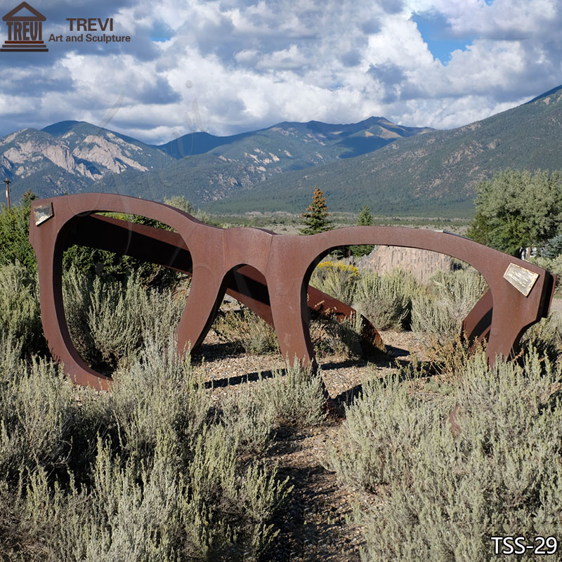 Metal-Sunglasses-Sculpture-Outdoor-Landmark-Art-for-Sale-2