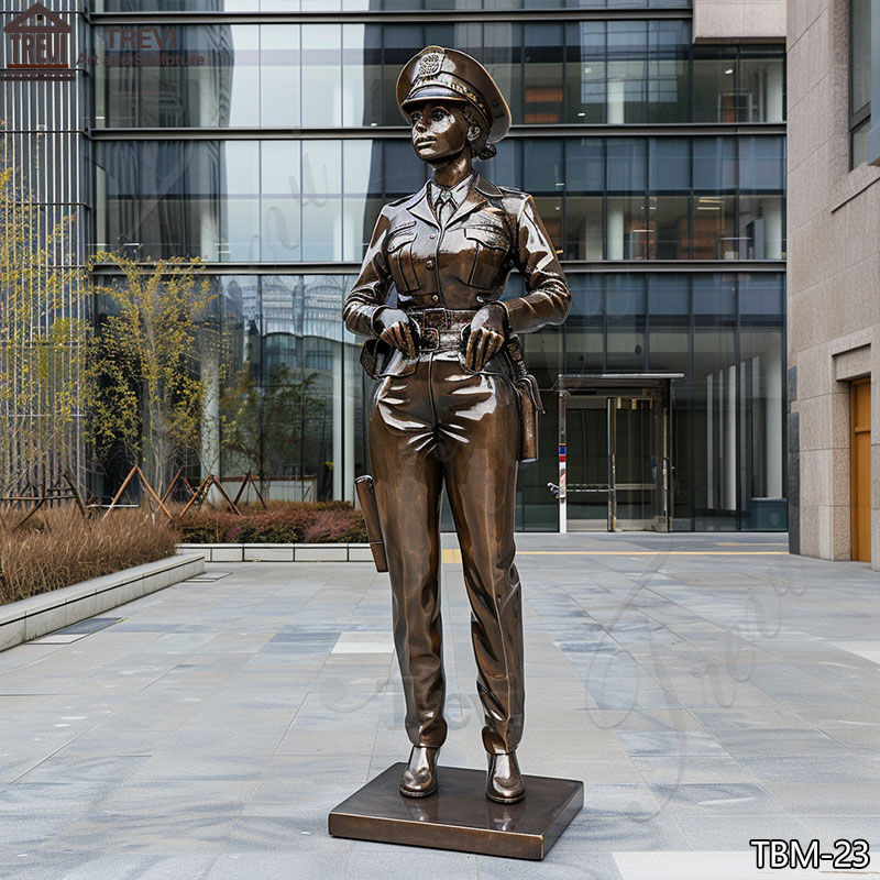Life-Size-Bronze-Police-Woman-Statue-2