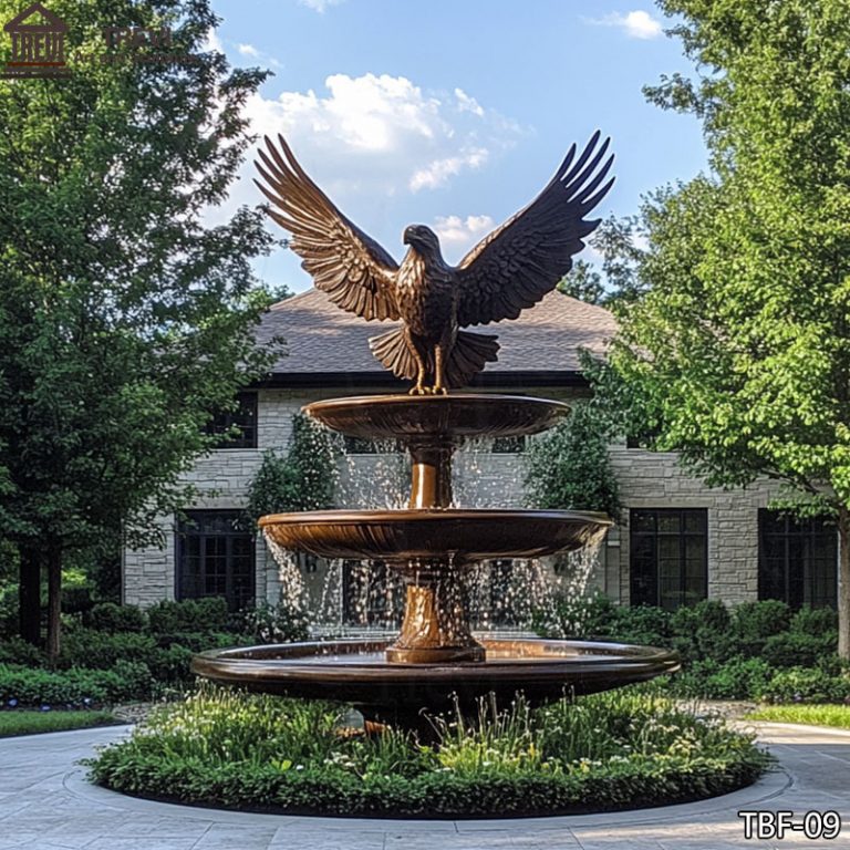 Bronze Eagle Water Fountain