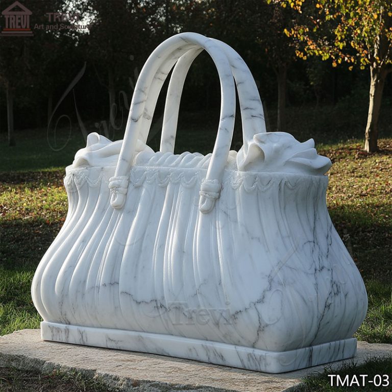 Outdoor-Large-Marble-Handbag-Art-Sculpture