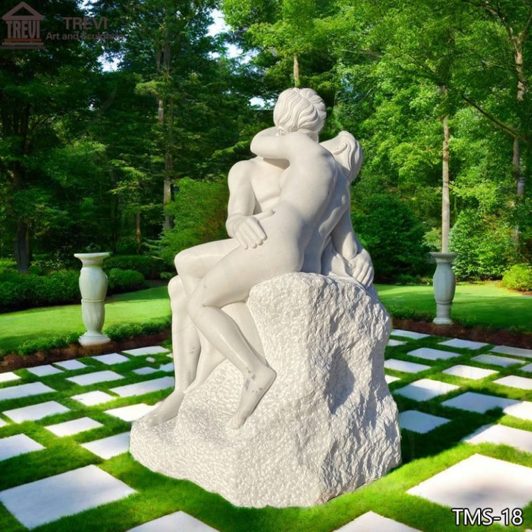 The Kiss Sculpture Rodin Marble Replica