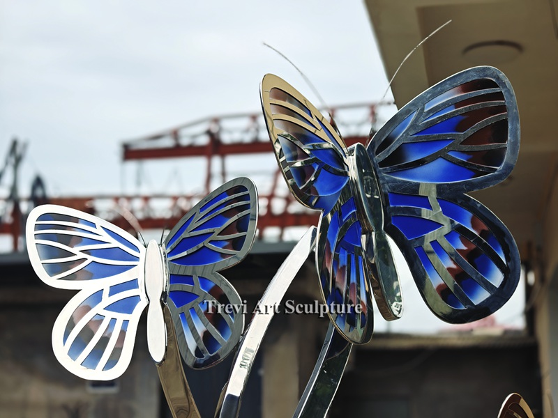 butterfly sculpture details