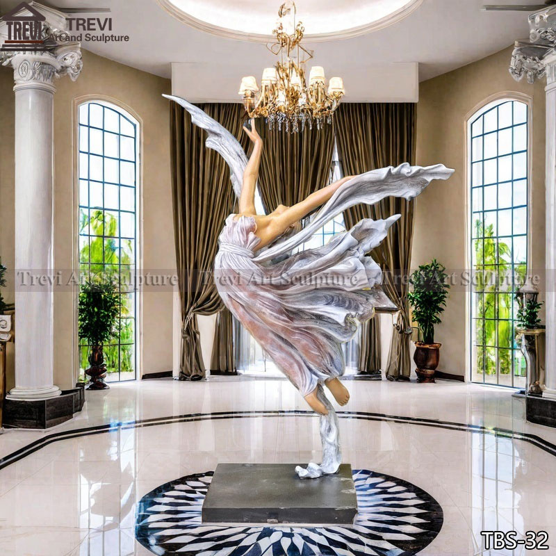 Bronze Beautiful Woman Statue indoor