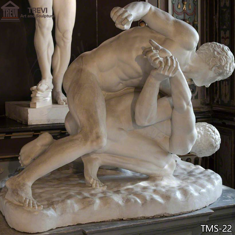 Famous Marble Wrestler Statue 11