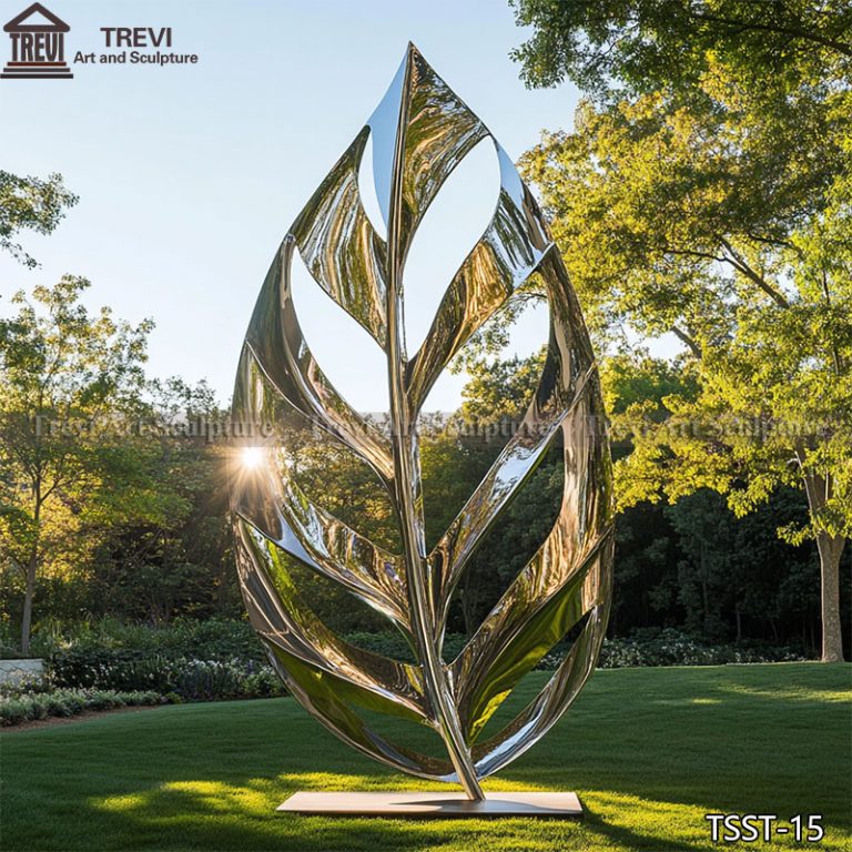 Stainless Steel Leaf Sculpture