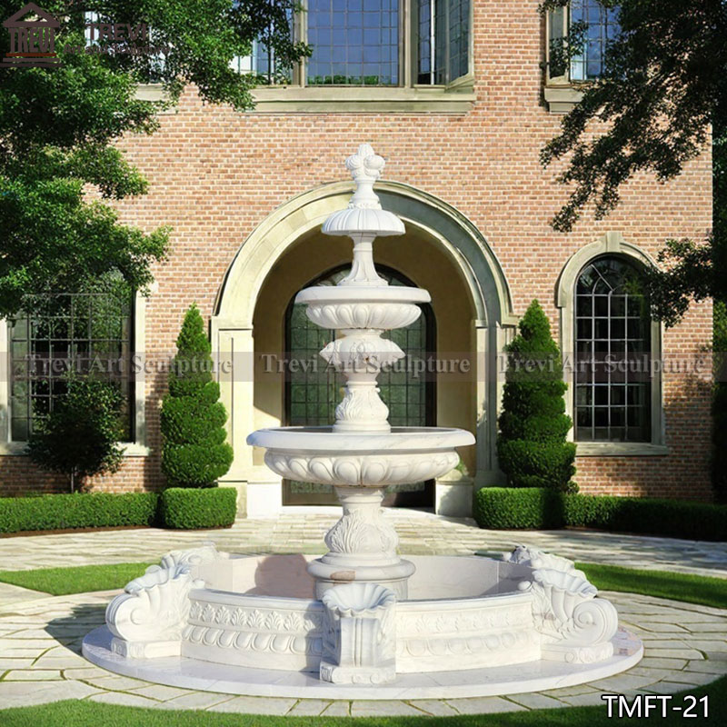 Marble 3 Tier Stone Water Fountain