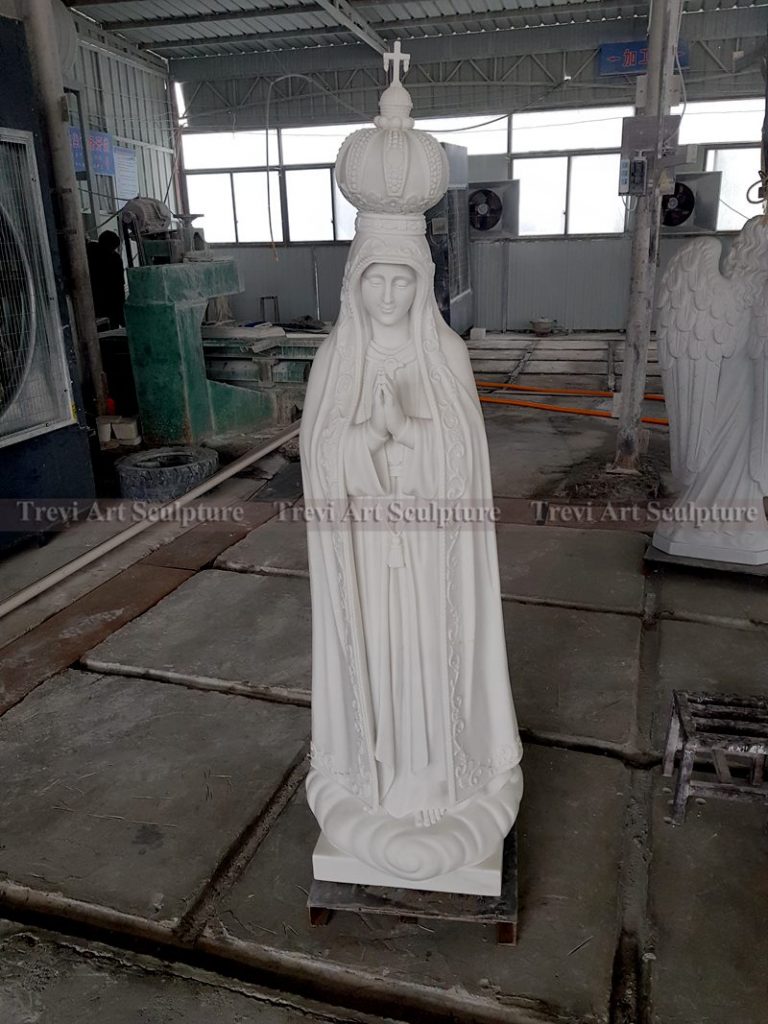 life size virgin mary statue with crown