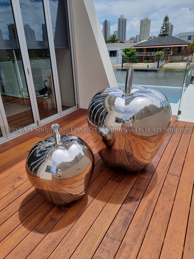 stainless steel apple statue feedback