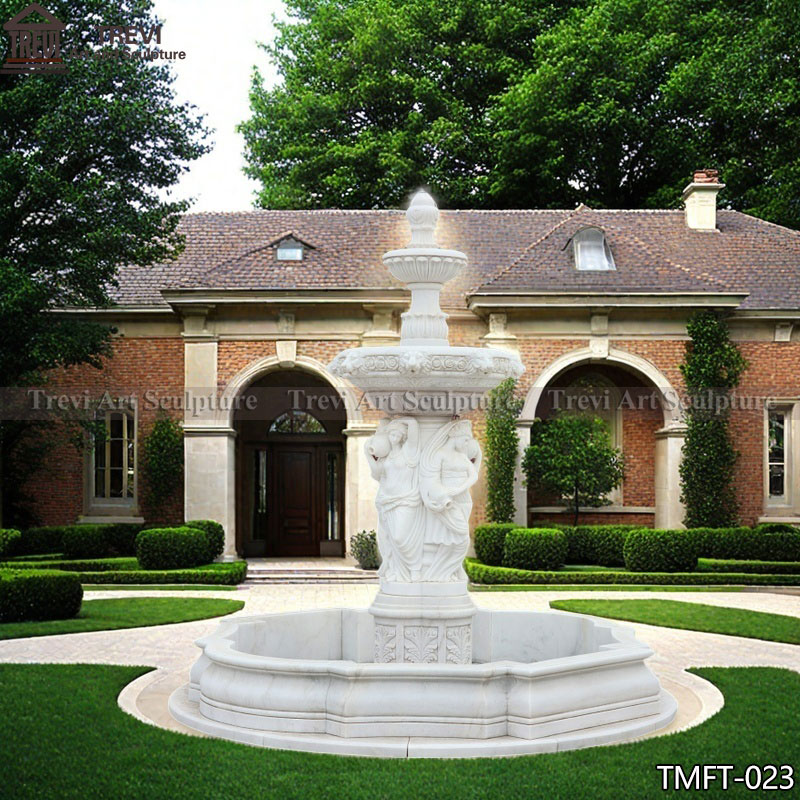Marble Figure Statue Fountain for yard