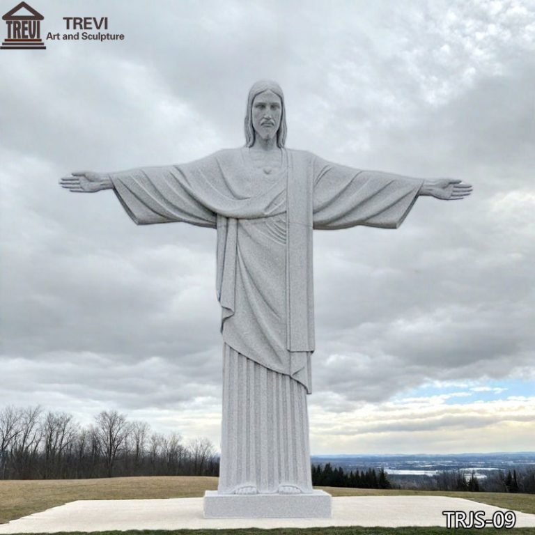 Life Size Marble Christ the Redeemer Statue
